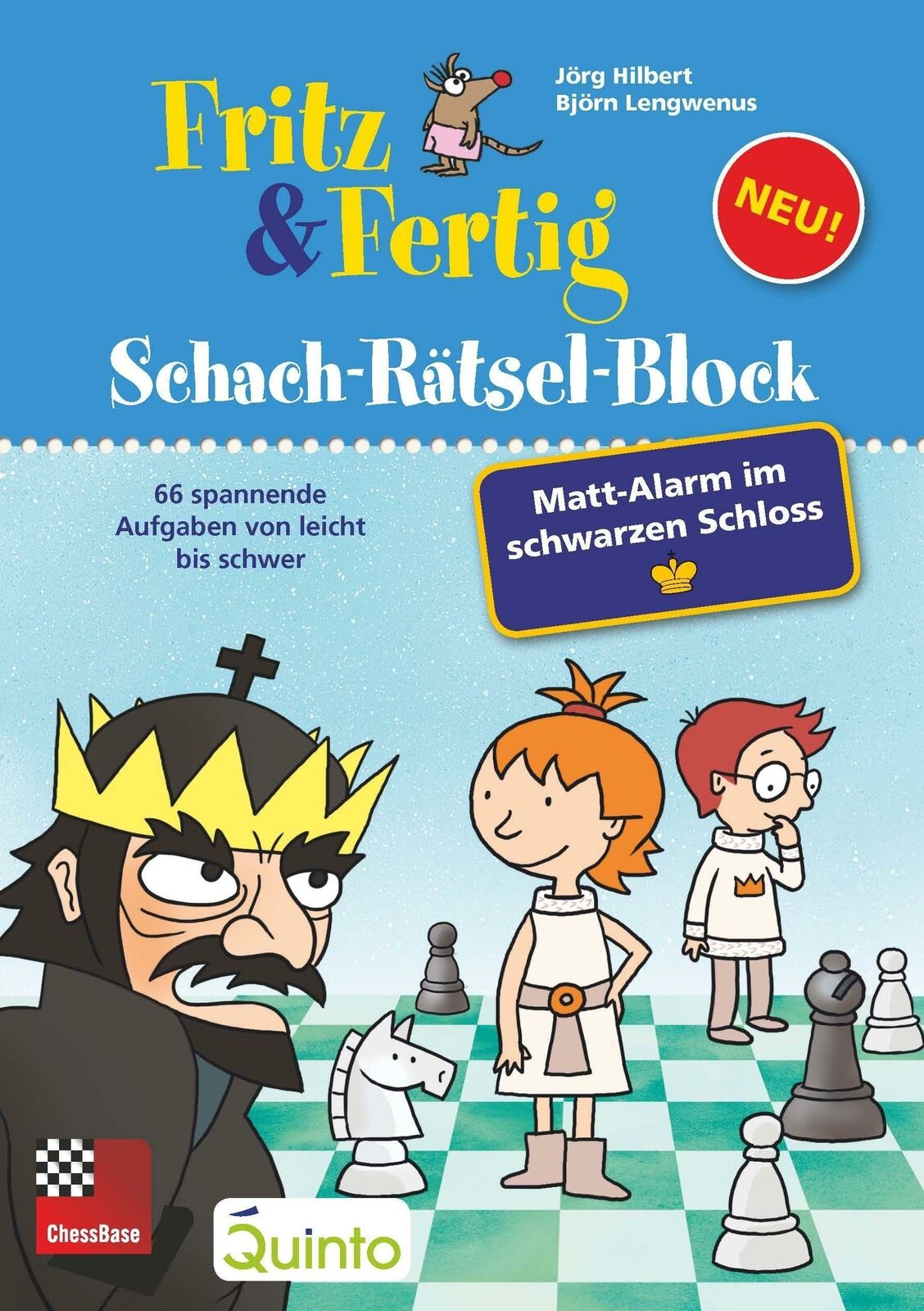 Thumbnail - Fritz&fertig Schach-rätselblock: Mattalarm Schwarzen Schloss | Buch |
