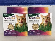 SmartyKat Sweet Greens Cat Grass Kit 1oz Lot Of 2 New