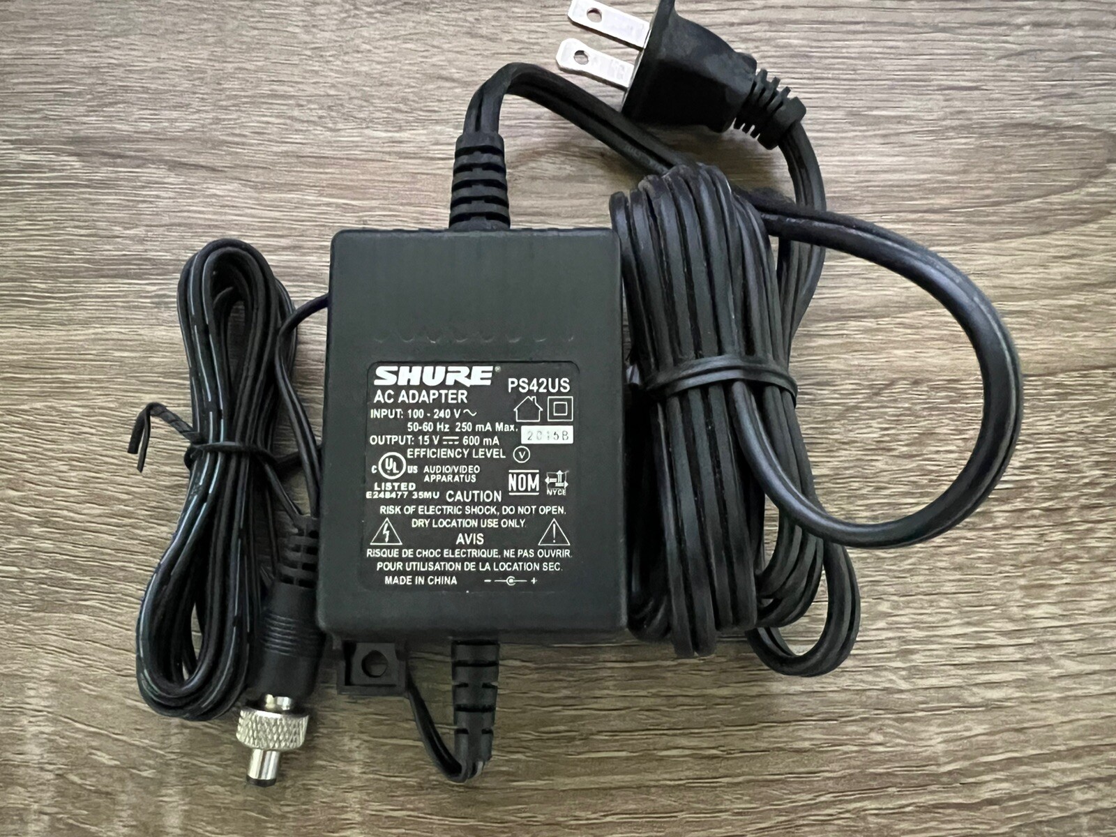 Shure PS42US AC Adapter Power Cord GENIUNE L@@K!!