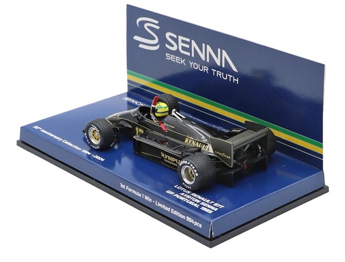 1/43 Minichamps 540853312. Ayrton Senna Lotus Renault 97T. 1st