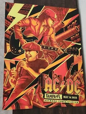 ACDC May 16th 2025 Tampa Florida Poster