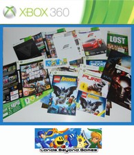 Xbox 360 Microsoft Instruction Manual Book Case Box Art Cover Insert Inlay Only