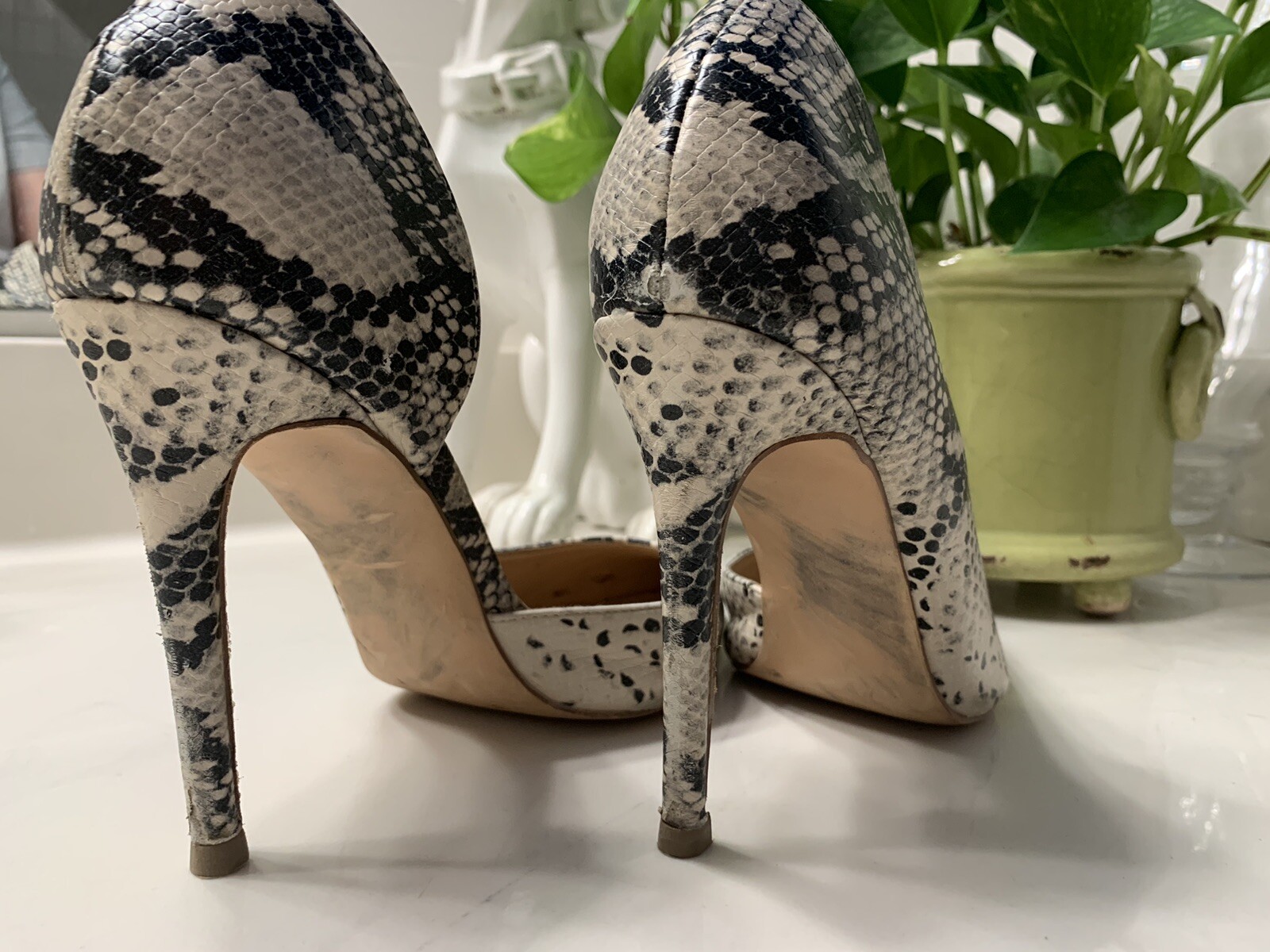 Steve Madden Python Snake Heels 8M - image 5