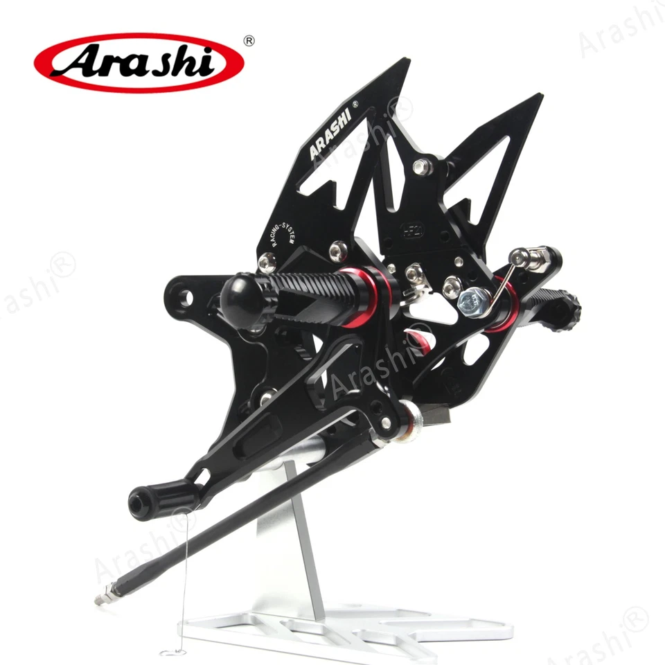 Adjustable Footrest Foot Pegs For Kawasaki Ninja ZX-6R ZX636 2015 2016 2017 ZX6R Foto 4 de 4