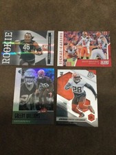 Cleveland Browns 4 card lot rookies, serial number 