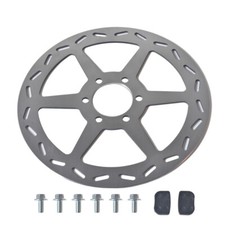 180mm Rear Brake Disc Rotor w/ Pads For Baja Doodle Bug DB30 Mini Bike Go Kart