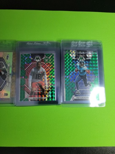 2023 Panini Mosaic Football Rookie & Vets Lot (19) Yellow, Green, Silver, Auto - Picture 9 of 13