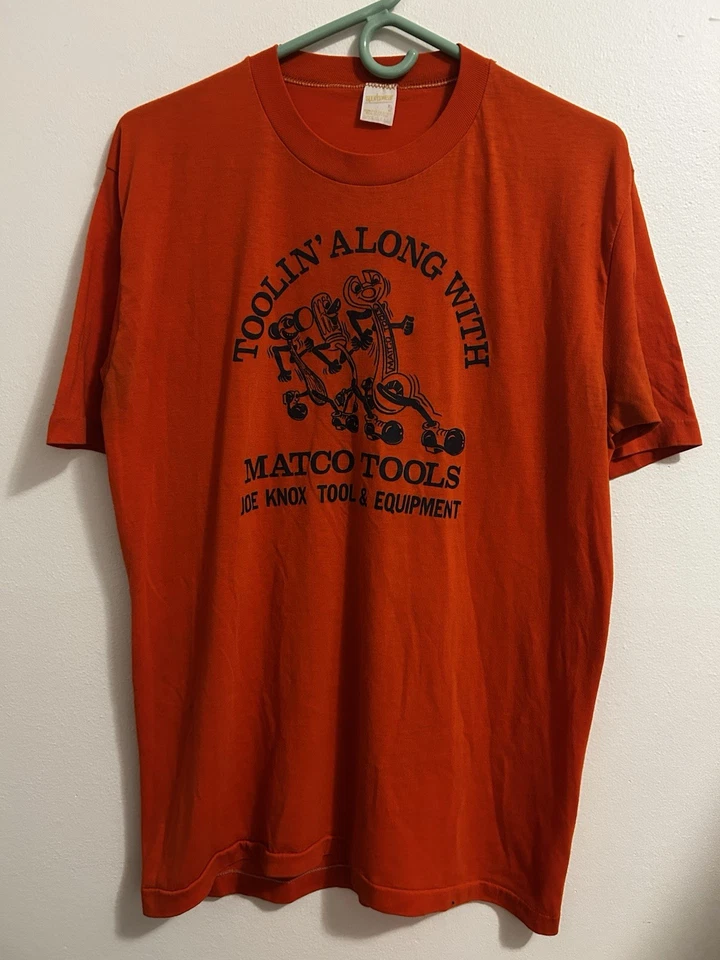 Camiseta gráfica Matco Tools vintage años 70 80 XL Foto 2 de 4
