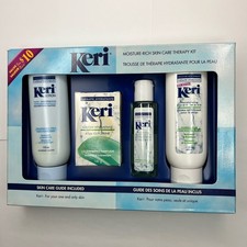 Vintage 1994 Keri Moisture Rich Skin Care Therapy Kit Lotion Soap Oil Wash NOS