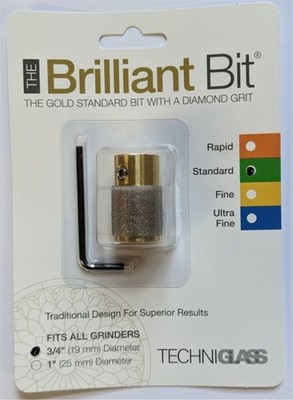 3/4'' Brilliant Bit for Stained Glass Grinders by TechniGlass - Diamond STANDARD