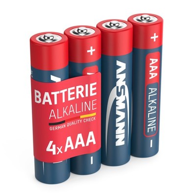 ANSMANN 4x Micro AAA Alkaline Batterie / LR03