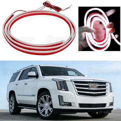 71''Scan Start Up LED Hood Light Strip White Running Light For Cadillac Escalade