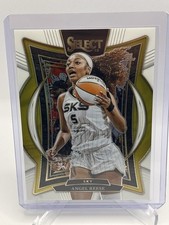 2025 Panini Select WNBA - Concourse Level Angel Reese #94 White Prizm /99