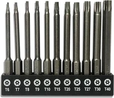 aiyun 11-Piece Shark Vacuum Screwdriver Security Bit Set, S2 75mm Length 