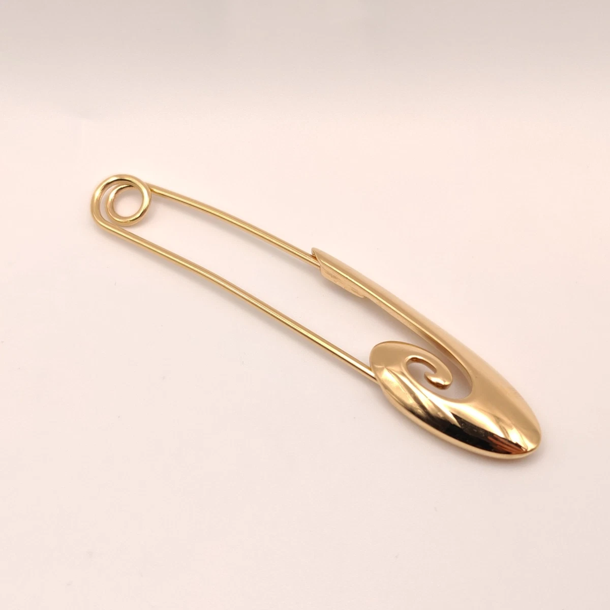 ⭐ Pierre Lang Brosche Anstecknadel Stecker Pin Anhänger Perle Stein Gold 062 ⭐