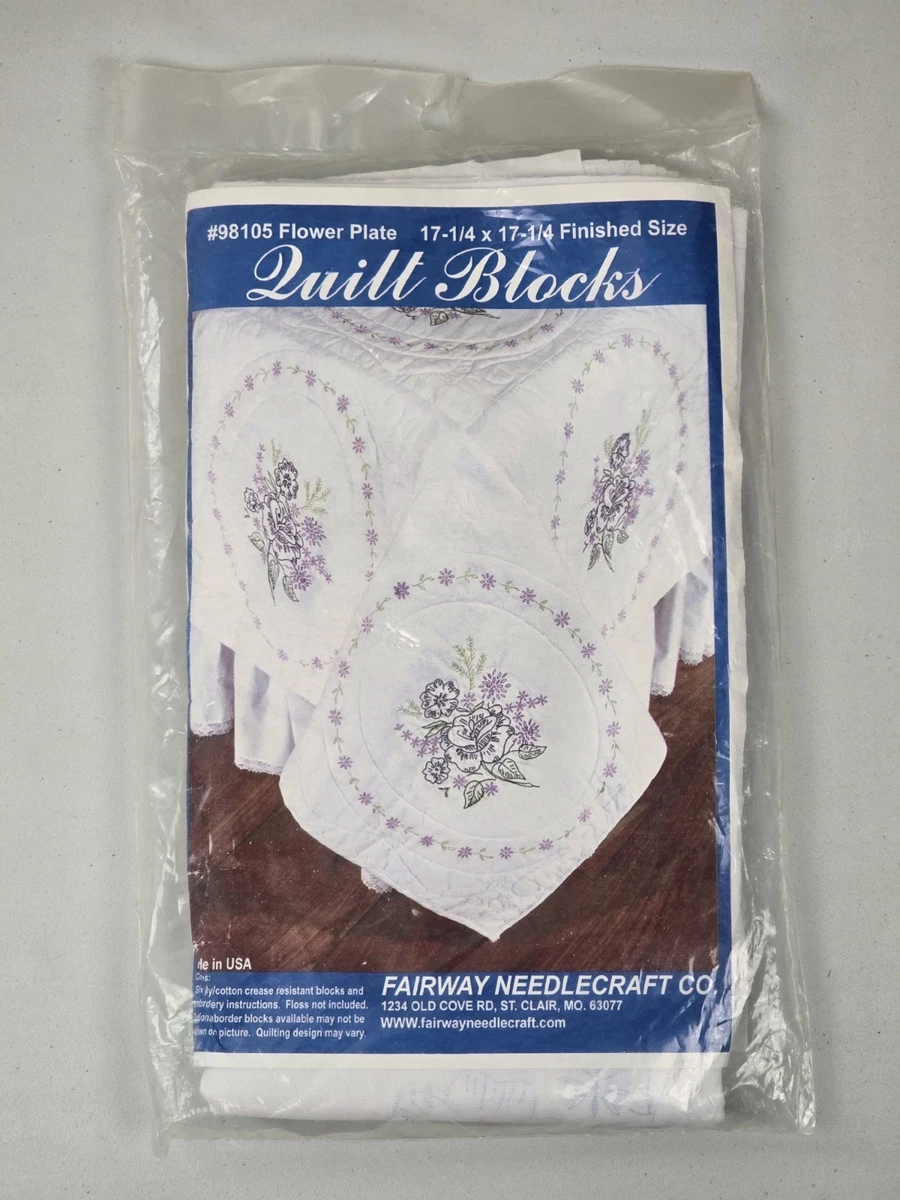 Blocs De Couette Fairway Needlecraft Co – Style Victorien, Patchwork Vintage, à Assembler