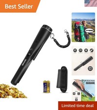 Handheld Waterproof Metal Detector Pinpointer - Easy Operation with 9V Battery