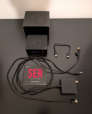 Beelink SER5 Mini PC AMD Ryzen 7 5800H 32GB DDR4 RAM 1TB NVME SSD