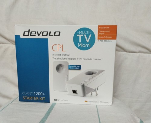 CPL DEVOLO 1200 DLAN COMPATIBLE AVEC TOUTES Les BOX, 2 PRISES ET 2 FICHES RJ45 - Photo 3/15