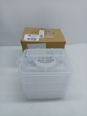 New brothread Stapelbare Klare Speicherbox/Organizer