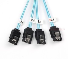 Internal Mini SAS SFF-8087 to 4x SATA Reverse Breakout Connector Cable 3.3 Feet