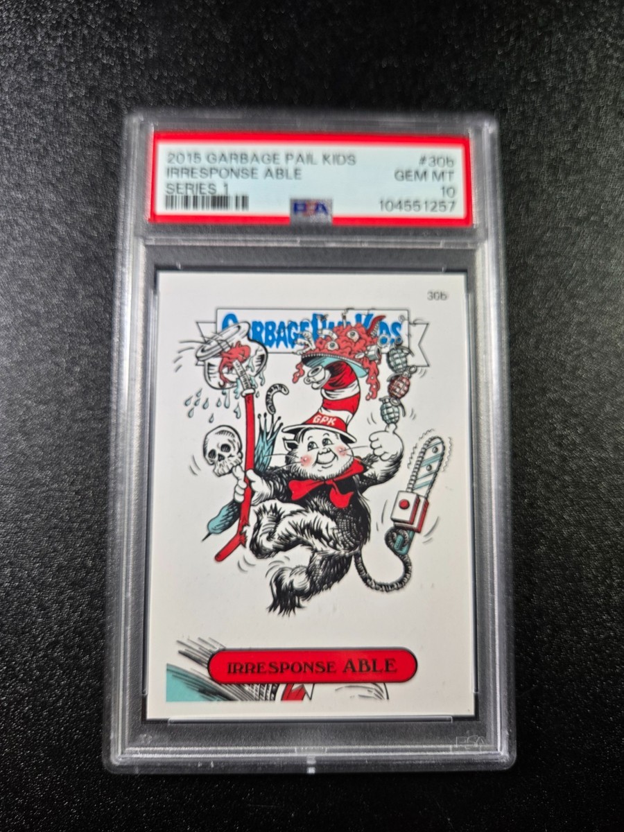 PSA 10 Cat in the Hat Dr Seuss Spoof 2015 Garbage Pail Kids Card