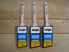 3 EA- CORONA 2 1/2" CORTEZ PRO ANGLE SASH PAINT BRUSH, TYNEX/OREL MADE IN USA