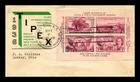 Dr Jim Stamps FDC Third International Philatelic Exhibition Sheet Luckey Rec'd