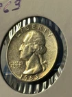 1963 SILVER WASHINGTON QUARTER   VERY/ FINE /AU   N137