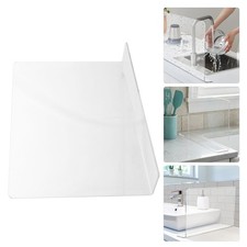Kitchen Sink Splash Guard: Acrylic Water Barrier - 30cm/11.81 Inch Sink