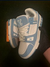 Louis vuitton Baby blue trainers