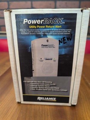 Corporation THP108 Powerback Utility Power Mains Return Alarm Return Alert