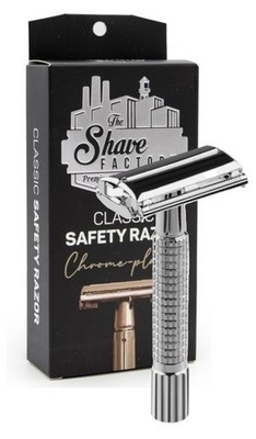Double Edge Shaving Safety Razor with Travel Case & Blade