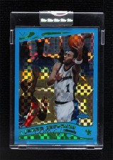 2005-06 Topps Chrome Blue X-Fractor 27/90 Jared Jeffries #104 1e15