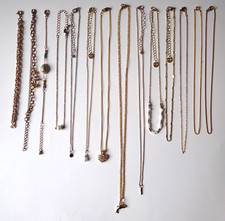 Konvolut Ketten goldfarben Vintage Schmuck Set Sammlung 14 tlg