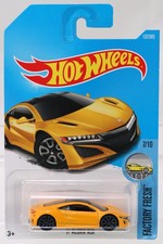 Acura NSX 2017 serie extranjera fresca de fábrica Hot Wheels - DTX56 NRFP 2015 amarillo