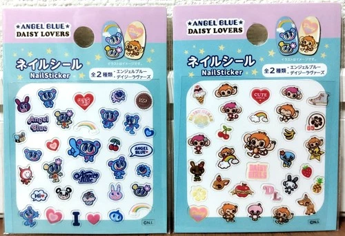 Angel Blue Daisy Lovers Nail Sticker 2 SET Nakamura Kun Narumiya Character JAPAN