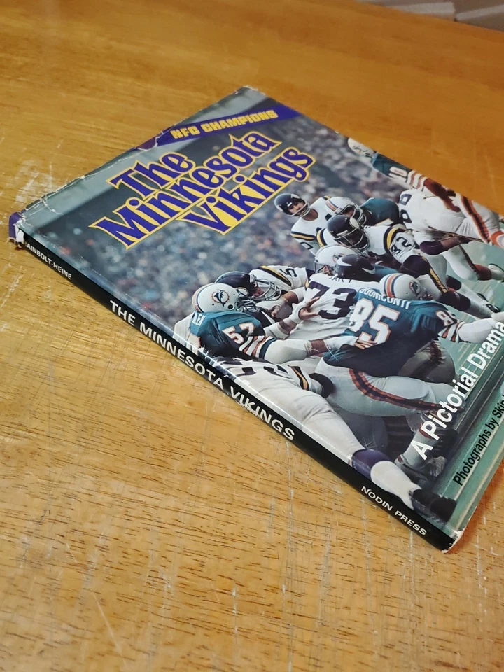 Libro de drama pictórico de Minnesota Vikings 1974 HC - Tarkenton Grant Eller Page Foto 3 de 4