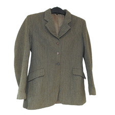 Mears Keepers Tweed Wool Showing Hunting Jacket Ladies Size 36