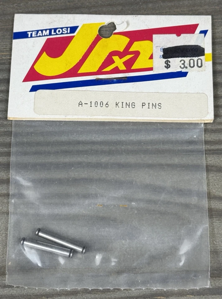 Vintage Team Losi JRX2 SERIES & Others KING PINS Steel (2) 1006 Silver