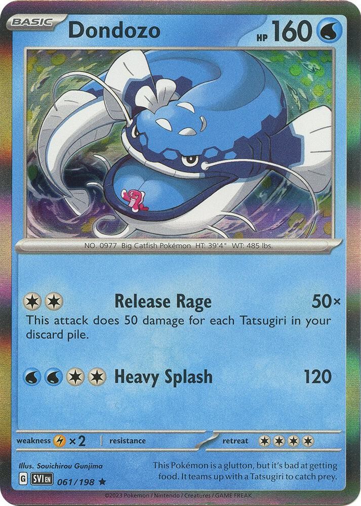 Dondozo - 061/198 Holo Rare SV01: Scarlet & Violet Base Set 061/198 NM