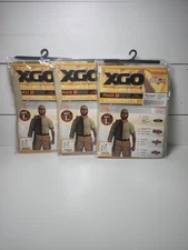 *3 Pair* XGO Phase 1 light-weight Flame Retardant Mens Pants - Large - Sand Tan