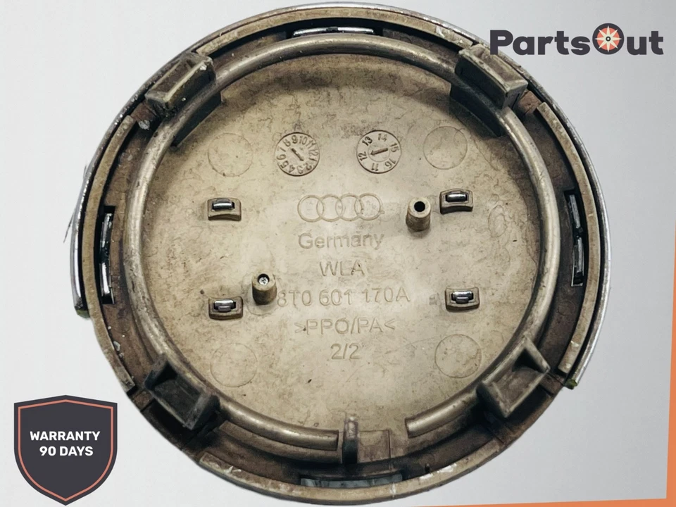 AUDI A6 S6 2012-2018 LLANTA TAPACUBOS CENTRAL TAPACUBOS LOGOTIPO CUBIERTA OEM 8T0601170A Foto 4 de 4