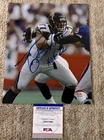 TONY BOSELLI SIGNED 8X10 PHOTO JACKSONVILLE JAGUARS PSADNA AUTHENTIC COA HOF 22