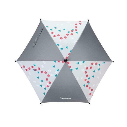 Badabulle UV PARASOL GREY Baby Pram Umbrella Outdoor Universal Holder 0m+ BN - Picture 2 of 3