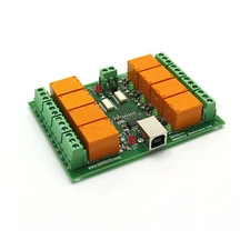 USB Eight Channel Relay Board for Automation - 12V