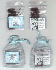 25 BABY BLUE FAVORS"TWINKLE STAR"/BABY'S BREATH SEEDS  POEM USA Seller