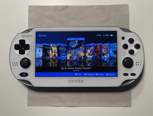 PS Vita Nuova Bianca 128GB PCH-1004 Oled Henkaku 3.65 Enso Sd2vita | eBay