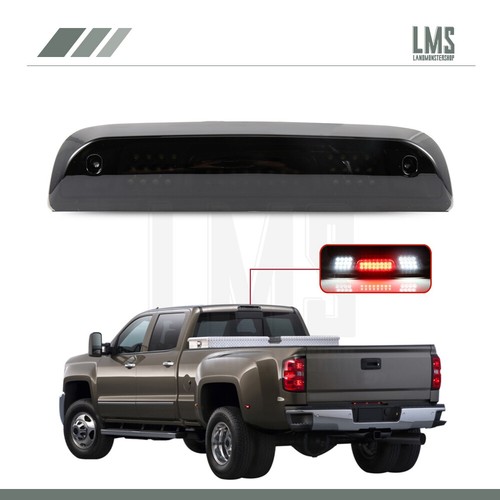 3rd Brake Light – Black & Smoke LED For 2014-2018 Chevy Silverado & GMC Sierra 1500/2500 – Direct Fit Replacement