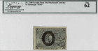 .10 Cent Fractional Currency-fr.1245-Legacy New 62-Misaligned Offset error